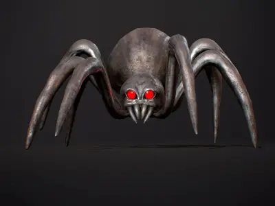 Spider H1 - Game Ready Low-poly 3D model