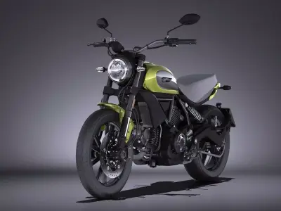 Ducati Scrambler Icon 2015 VRAY 3D model