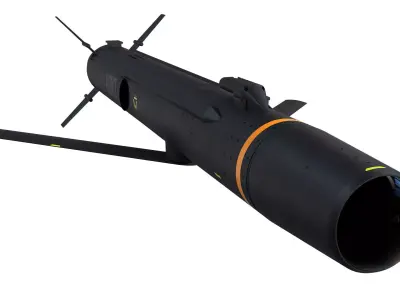 Barracuda M 100 Missile 3D model
