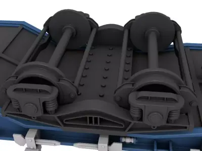 Stake Wagon 3D model