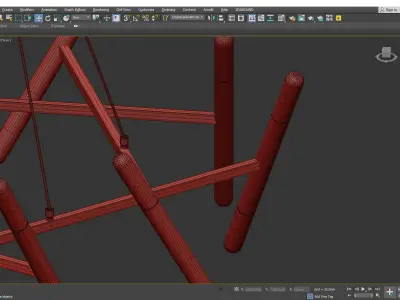 Livewin led chandelier Low-poly 3D model