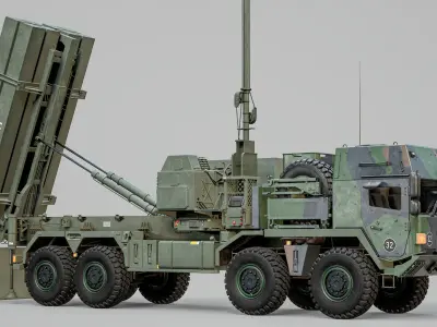  MEADS PAC-3 MSE Launcher Vehicle PBR 