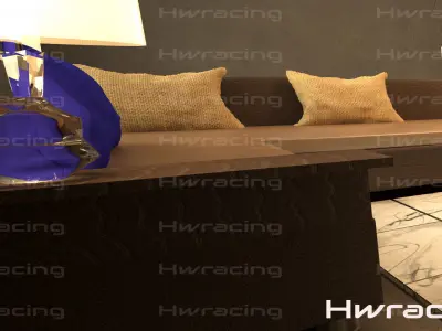 3D Living Room Neomoderno 3D model