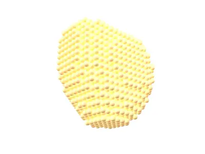 Voxel Heart Round Style v1 010 3D model