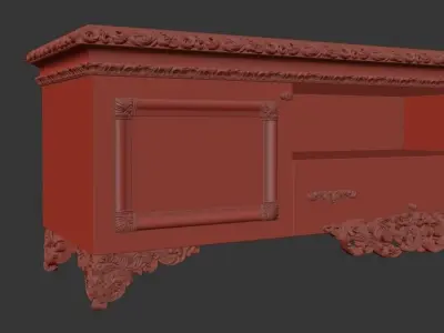  TV shelf 3D model