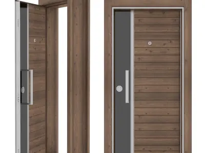 Steel Door 3D model
