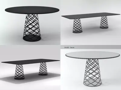 Aoyama dining table 3D model
