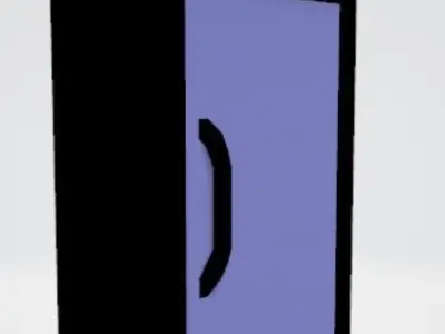 Animated Display Refrigerator  3D model