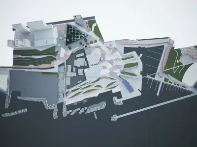 Barcelona Forum Park 3D model