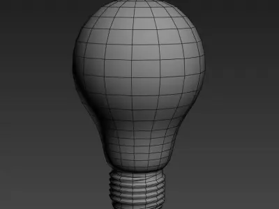Model Lamp light bulb 3D model