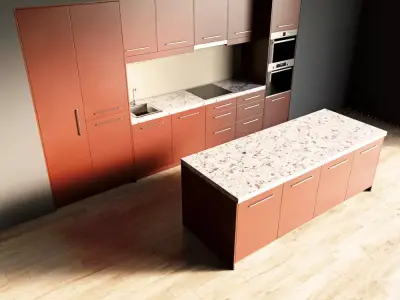 43-Kitchen7 matte 4 3D model