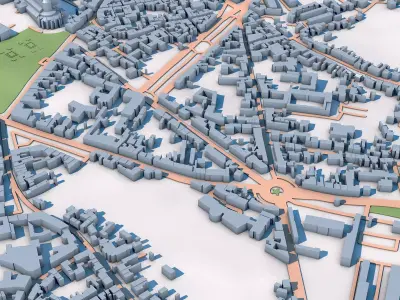 Bourges Cathedral France 3D model