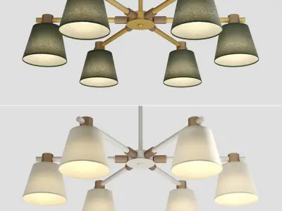 Lampatron Natura A 6 lamps 3D model