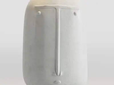 DaLo Important ceramic idol lamp base by GALERIE RIVIERA 3D model