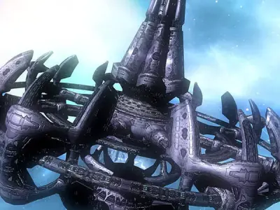 3DRT - Norad Space Stations - Kerato Low-poly 3D model