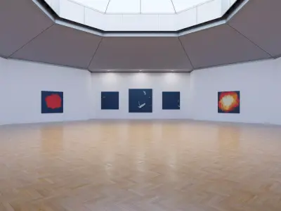 Art Museum Gallery Interior 15 Low-poly 3D model