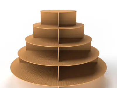 Point of Sale Cardboard Display Stand Texture