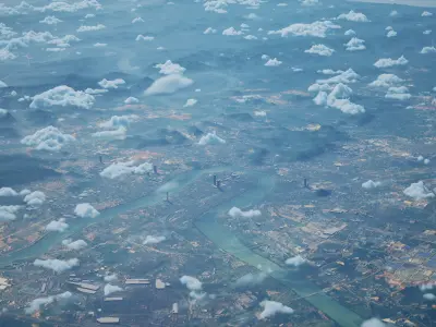 Liuzhou China City Landscape 3D Model 3D model