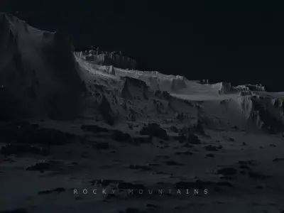 Rocky Mountains 3D model