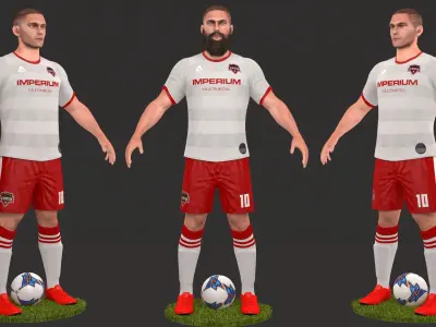  Soccer Players SET 