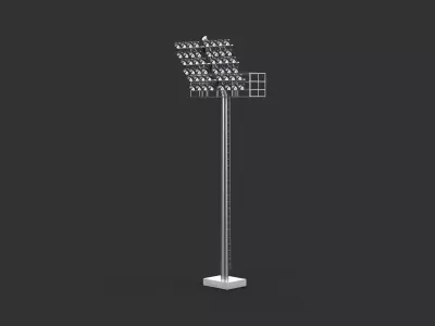 Rounded Stadium light 3D model