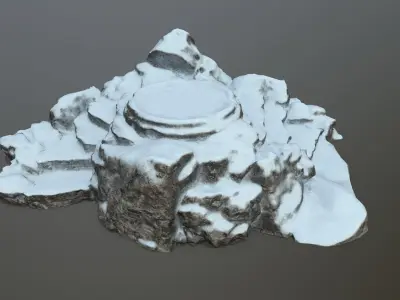Ladder Ruin Low-poly 3D model shop