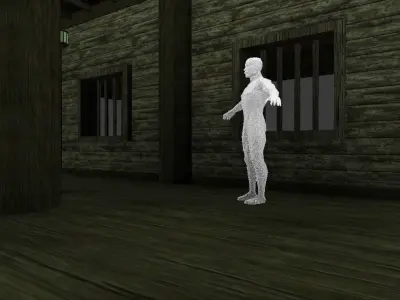 Traditional wooden house 1 3D model