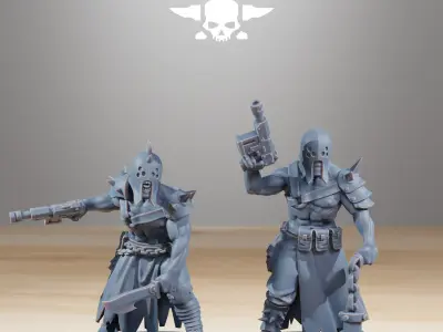 Corrupted Guard Sectarians  3D print model