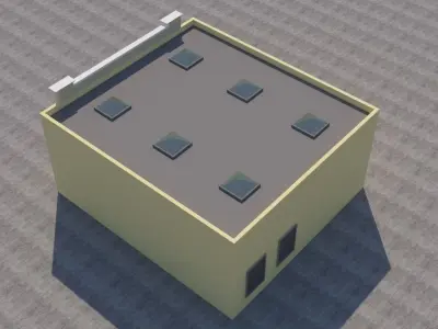 American Store Market 3D model