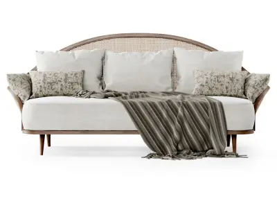 Three-seater garden daybed WML 3D model