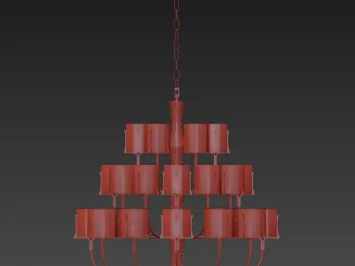 FLOW CHANDELIER 3D model purchase