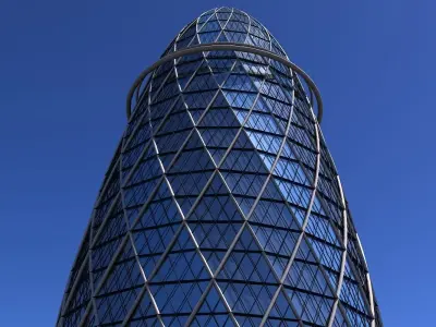 Gherkin Building 3D model