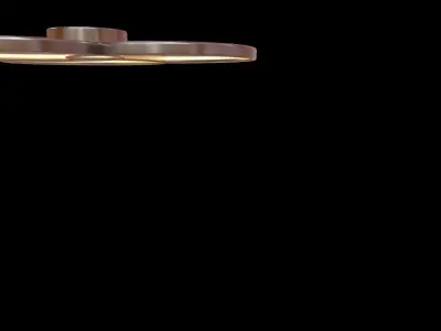 Circular Ceiling Light - Clean 3D Model 3D model