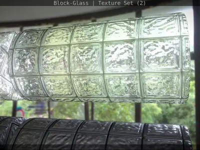Block-Glass - Texture Set - 2 Texture