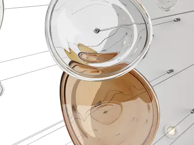 Chandelier drop 3D model