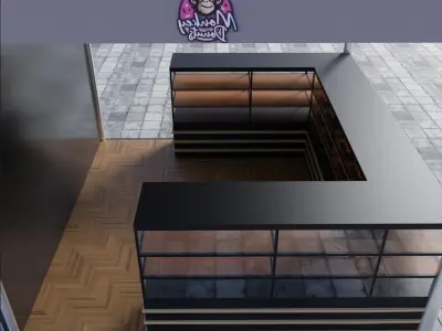 Donut Stand 3D model