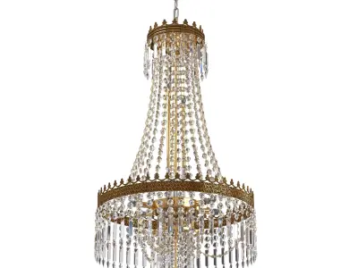 TOCHIC French Empire Crystal Chandeliers 3D model
