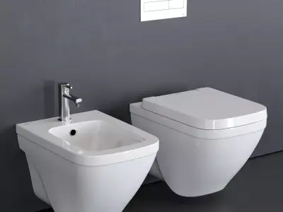 Noken NK Concept Wall-Hung WC Low-poly 3D model