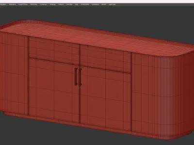 WESTMINSTER SIDEBOARD Low-poly 3D model