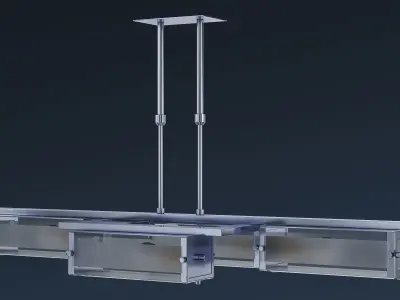 Chandelier Altalusse IL INL-9189P-04 Chrome 3D model