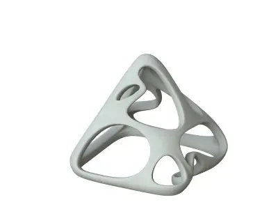 SciFi Cube Object No 57742 Low Poly Shape Low-poly 3D model