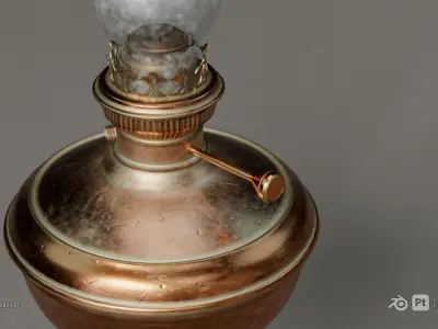 Old Lamp Free 3D model