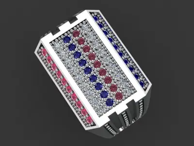 Ring  Sci-fi  3D print model