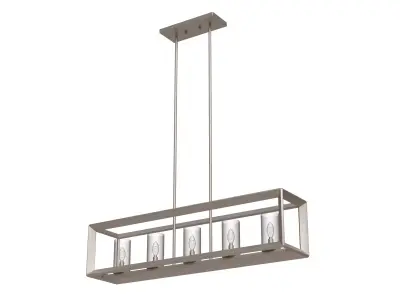 Anna Linear Pendant Low-poly 3D model