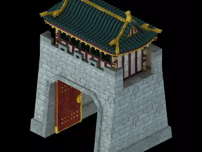 Beijing City - City Gate 02 3D model