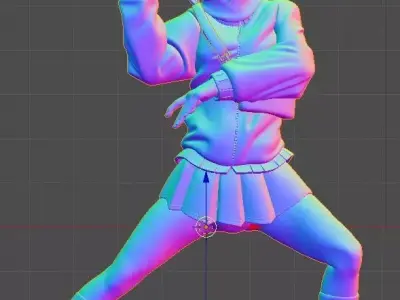 Li-fen Street Fighter 6 Low-poly 3D model