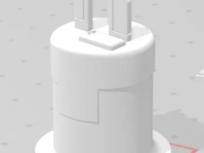Coral Drop Capsule 3D print model