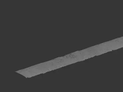 Concrete Road 3D model