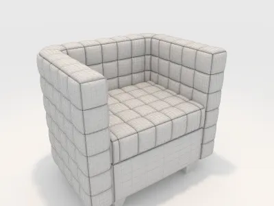 Sofa 1 Seater 6 3D model