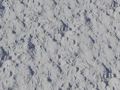 Soft Mud With Footprints PBR Texture  Texture